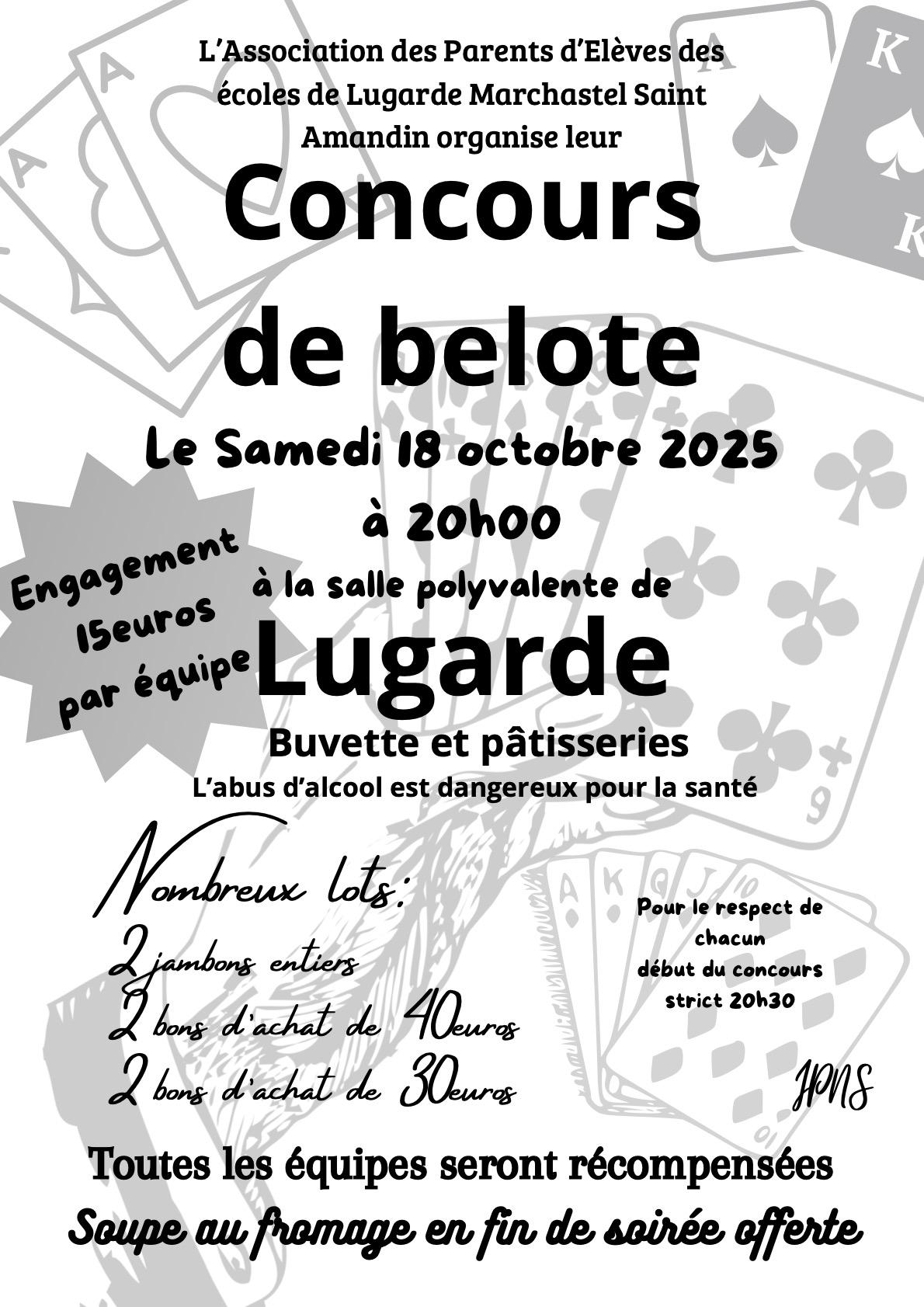 Concours de belote